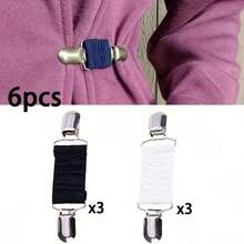 1/2/3/4/5/6件套新款连衣裙束带夹套装弹性衣夹收紧连衣裙开衫领夹衬衫夹后背束带女款