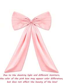 1 件巨型蝴蝶结装饰品，适用于生日派对背景、房间墙面装饰、超大丝带悬挂装饰、礼品墙面装饰、拍照道具，非常适合新娘送礼会、婚礼派对、圣诞节装饰、圣诞家居礼物、圣诞装饰 - 彩色 - 查看 5