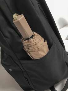 Large Capacity Women's Leisure Backpack, Outdoor Waterproof Backpack, Student Backpack, Shopping And Shopping Backpack, School Backpack - Black - View 6