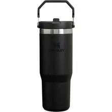 LAN IceFlow Stainless Steel Tumbler Vacuum Insulated Water Bottle For Home Office Or Car Reusable Cup With Straw Leak Resistant Flip Cold For 12 Hours Or Iced For 2 Days Black 2.0 30ozGS4835 - 黑色2.0-30盎司 - 查看 1