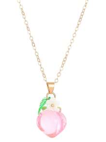1 PC Lemon Fruit Necklace | Design Your Own Lemon Citrus Fruit Necklace | Food Necklace Gift For Her