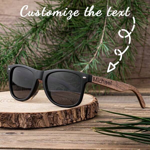 Customized Fashion Fashion Glasses Party Personalized Oversized Fashion Glasses For Men & Women, Retro Rivet Eyeglasses With Faux Wood Temples, Night Vision Glasses Customization