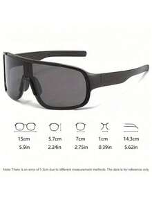 Cycling Glasses, Windproof And Sand-Proof Mountain Protection Goggles, And UV-Protective Sunglasses Fashionable Large Frame One-Piece Lens Glasses For Men, Slim Face, Brown Street Photography Mask Sunglasse For Women, Internet Celebrities, The Best Gift For Men Womens Polarized Case Strap Organizer Holder For Car Transparent Polarized Uv Protection - 銀色 - 查看 7