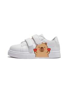 Children's Summer Fashion Cartoon Print Casual Sneakers For Boys And Girls - White - View 1