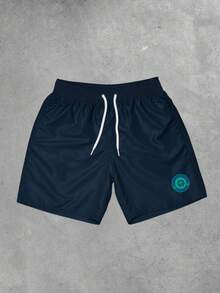 Bermuda Tactel BART 3 Shorts Beach Mauricinho Sports Training Gym Men's - Azul Marino - Ver 1