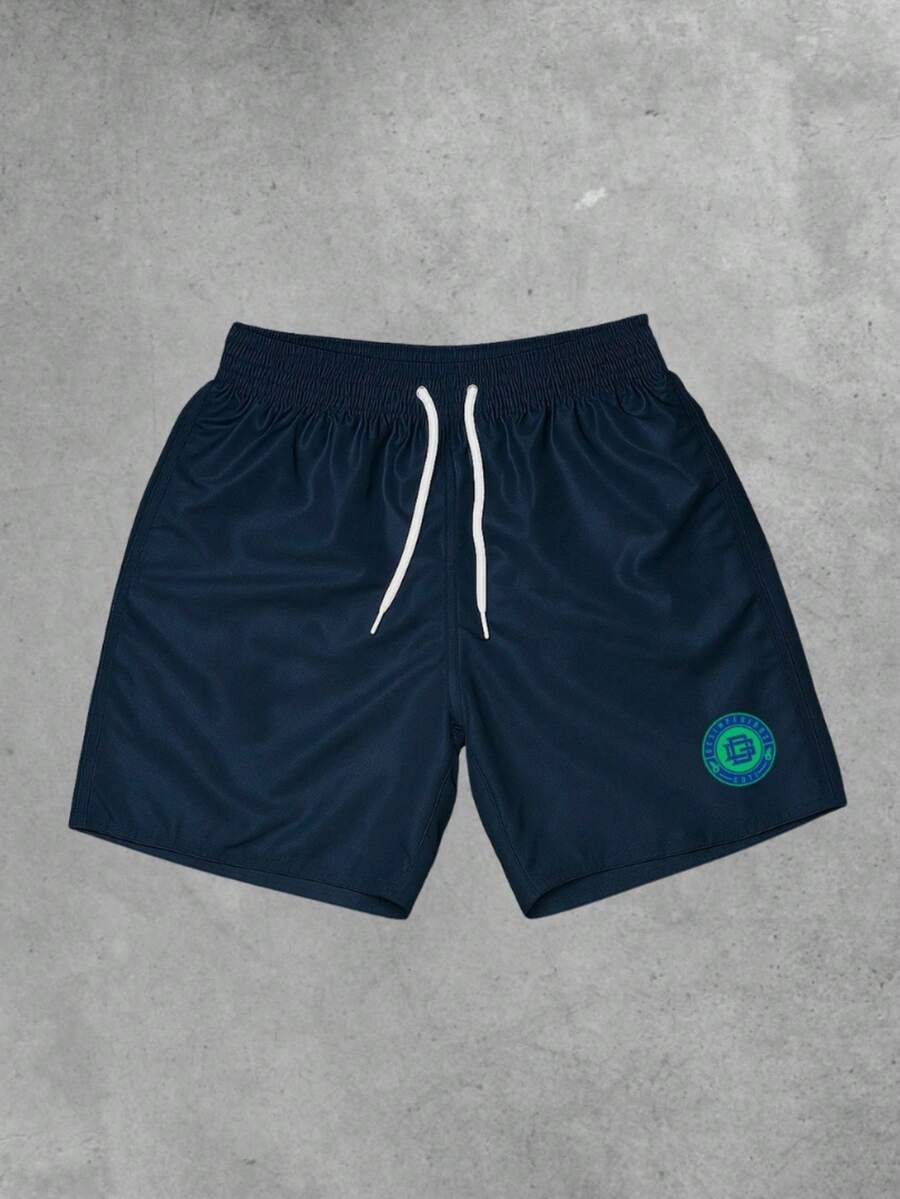 Bermuda Tactel BART 3 Shorts Beach Mauricinho Sports Training Gym Men's - Azul Marino - Ver 1