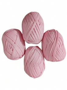4 Rolls X 100g Polyester Crochet/Weaving Yarn, Total 30m Length - Ideal For DIY Projects Such As T-Shirts, Slippers, Baskets, Fabric Strips, Handmade Bags, Toys, Shoes, Carpets, Storage Baskets And More - Multicolor - View 11