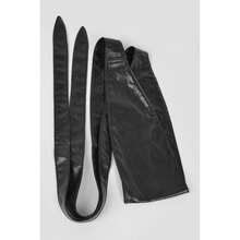 Tie Front Leather Belt - 紅色 - 查看 4