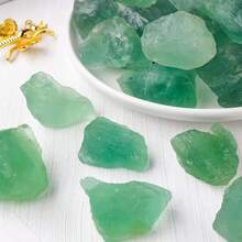 Back To School Season Green Fluorite Crystal Raw Stone - Natural Gemstone, Suitable For Grinding, Polishing, And Buffing - Ideal Choice For DIY Jewelry And Home Decor - Green - View 8