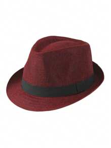 1 Piece, Sun Protection Breathable Jazz Hat, Straw Hat, Outdoor Travel Sun Hat