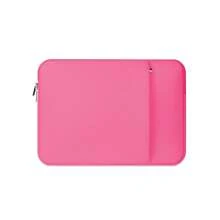 Pothai Túi đựng máy tính xách tay/máy tính xách tay có đệm mút tối giản dành cho máy tính xách tay 11-16 inch, có túi phía trước, lớp lót mềm, tương thích với Apple, HP, Asus, Air/Pro Túi đựng đồ dùng học tập cho trường học Túi đựng máy tính xách tay cho nữ Túi đựng máy tính xách tay Túi đựng máy tính xách tay thiết yếu cho sinh viên đại học - Màu Hồng Tươi - Xem 9