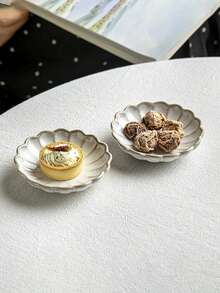 1件/2件/4件/6件/8件日式窑烧菊花陶瓷调味碟,复古花朵陶瓷碟盘,家用酱油醋碟,番茄沙拉酱碟,黄油碟,小吃碟,餐厅上菜餐具 - 彩色 - 查看 16