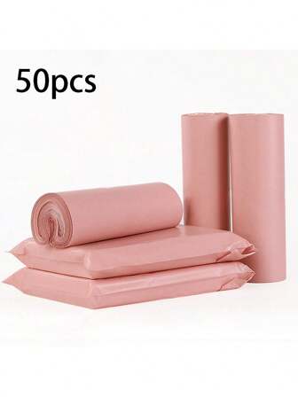 50pcs Thickened Self-Adhesive Express Bag Express Parcel Bag Waterproof Express Packing Bag Clothing Packing Bag, School Supplies, Back To School