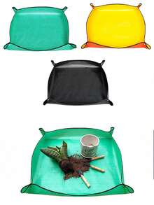 1pc/5pcs, 19.6*19.6 Inch Waterproof Thickened Garden Mat Soil Replacement Pad For Potted Plants And Cacti, Gardening Tools - Multicolor - View 2