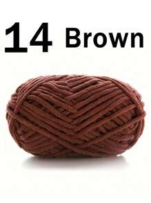 1/2 piezas de hilo de terciopelo suave, 50g/pieza, 60m/pieza, hilo grueso de punto medio hecho a mano DIY, hilo Popsicle, hilo de poliéster grueso y suave, adecuado para manualidades DIY, adecuado para tejer y ganchillo de bufandas, sombreros, zapatos, bolsos, cojines, muñecas, mantas, pantuflas