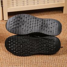 Women's Waterproof, Anti-Slip, Anti-Oil Leather Work Shoes, Odor Resistant, Lightweight And Comfortable Soft Sole, Suitable For Work, Kitchen, Mothers - Black - View 5