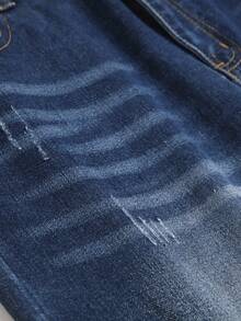 Fashion Design Straight-Leg Jeans Teen Boy - Medium Wash - View 8