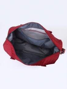 Sac de rangement de bagage élargi bordeaux, léger et pliable, agrandi, sac de voyage/nuit de bagage cabine, sac de week-end, sac d'hôpital