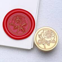 1 件,玫瑰花园系列蜡印头,剪贴簿/信封信/婚礼邀请函/DIY 手工礼品装饰,学校用品,返校 - 多尺寸 - 查看 29