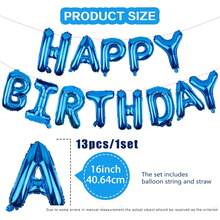 40 Inch Large Numbers Balloons ,Foil Mylar Big Number Balloons For Birthday Party Supplies Decorations - Blue - View 26
