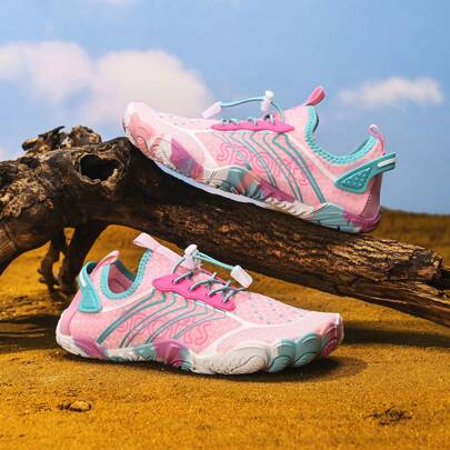 1 双女式水鞋 - 户外运动沙滩鞋、游泳、钓鱼、室内健身训练、跑步