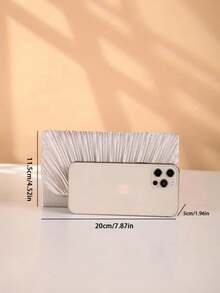 Einfache und vielseitige Falten-Clutch-Taschen und kleine und exquisite Party-Abendtaschen sind die besten Geschenke für Ihre Lieben.