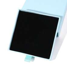 1pc Personalized Customized Women's Jewelry Drawer Type Storage Box Mini Portable Earring Packaging Box Company Name And Logo Personalized Customized Gift Box, Jewelry Display Stand, Suitable For Giving To Friends, Customers, Family, And Colleagues
