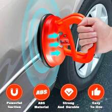 2 buc instrumente de reparare a zgârieturilor caroseriei auto, 1 mic și 1 mare, aspirație puternică, instrument de extragere a zgârieturilor pentru portiera mașinii, instrument de îndepărtare a zgârieturilor cu aderență ridicată, potrivit pentru demontarea plafonului integrat și multe altele