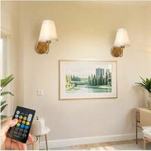 RGB灯泡/LED北欧壁灯可充电可拆卸无线卧室走廊过道室内照明床头灯装饰壁灯玄关房屋室内装饰灯