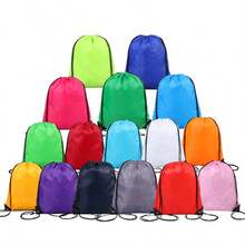 1件/5件/10件/15件万圣节圣诞节抽绳包、马拉松抽绳背包、活动包、抽绳袋、储物袋、运动篮球包、水壶套套装 - 彩色 - 查看 7