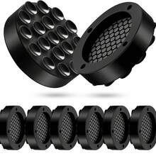 Almofadas antivibração para máquina de lavar - Impede que a lavadora e a secadora se movam ou andem - Evita ruído e transferência de vibração - Tapete de borracha estabilizador antivibração para os pés - Pacote com 4