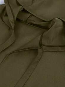 1件针织面料超宽松褶皱中世纪连帽长袍巫师斗篷，适合所有季节，万圣节春季适用 - 彩色 - 查看 4