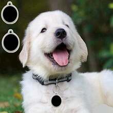 2025newDog Tag Silencer Extra Large Silicone Round Protector For Pet ID Tags 6 Pieces Clear Lightweight Soundless - Clear - View 5