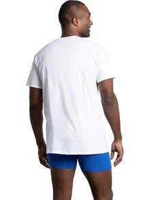 Men's Crew Tee Undershirts, Wicking,, Big & Tall Available - 白色 - 72 包 - 查看 3