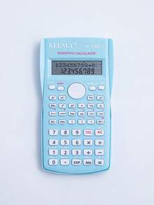 Calculadora científica de una pieza para estudiantes, función contable, electrónica, para finanzas, exámenes universitarios, exámenes de posgrado, útiles escolares, de vuelta a la escuela - Rosa - Ver 9