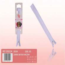 Zíper invisível, zíper para roupas pretas e brancas, vestido, calças, zíper para travesseiro, puxadores de zíper de alta qualidade - Branco - Ver 2