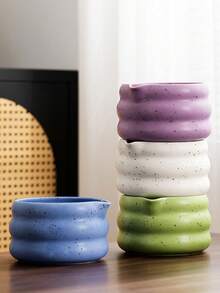 4pcs/Set Ceramic & Bamboo Matcha Whisk Set, Includes Bowl, Bamboo Whisk, Matcha Whisk, And Pink Embossed Cherry Blossom Bowl, Matcha Scoop And Ceramic Whisk Holder, Ceramic Travel Tea Set, Suitable For Japanese Matcha Tea Ceremony, Matcha Lovers, Home Tea Party, Wedding Gift, Mother's Day Gift, Gift For Mom, Gift For Girlfriend - Multicolor - View 11