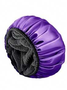1 Stück einfarbige extra große 3-lagige Haartrocknen Duschhaube, super absorbierendes mikrofaserartiges Material, 100% wasserdichter wiederverwendbarer Haarturban für Frauen mit langem Haar