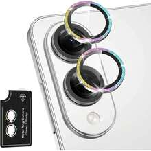 1pc Camera Lens Protector For Samsung Galaxy A26/A36/A56/S25 Edge, Single Metal Ring Tempered Glass Lens Cover, [Strong Adhesion] Anti-Scratch HD Transparent Lens Cap, 9H HD Camera Protector, Easy To Install, Applicable For Samsung Galaxy S25 Edge In Silver, Pink, Blue, Purple - Multicolor - View 27