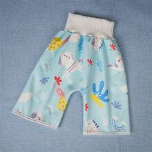 قطعة واحدة من سروال التعليم الحفاضة مقاوم للماء وعدم التسرب، قابل للتنفس لكل الفصول،مصنوع من مواد ناعمة ومريحة، قابل للغسيل وإعادة الاستخدام لأطفال الحضانة - متعدد الألوان - مشاهدة 22