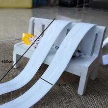 5 yardas/1cm de ancho Cinta elástica de silicona de alta resistencia, banda elástica antideslizante para correa de hombro, puño de manga, traje de baño, mangas, pelucas, corpiño de vestido y talla grande, multicolor - Multicolor - Ver 3