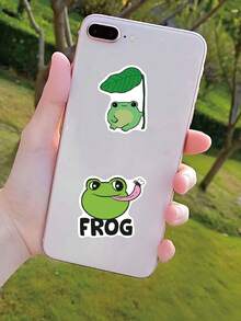 Adorables pegatinas de rana con imagen de dibujos animados y anime. Pegatinas DIY para manualidades, puzzles, mini juegos, fiestas, regalos de cumpleaños, decoración de maletas, cuadernos, teléfonos móviles y botellas de agua. Nuevas y de moda.