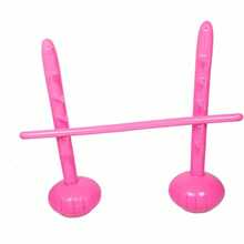 1 Set Portable Inflatable Adult Limbo Game Set - Low Design Pole, Fun And Limbo Stick Suitable For Family Holidays, Parties, Interactive Outdoor Activities And Beach Entertainment, Outdoor And Indoor Game Props
