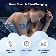 Wellamoon Original Sleep Patches For Adults Extra Strength | Easy-To-Apply Sleep Patch With Melatonin &Amp; Valerian | Relax &Amp; Wake Up Refreshed | Long-Lasting Night Comfort For Men &Amp; Women | 28 Patches - 28 Count (Pack Of 1) - View 2