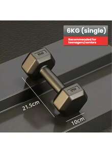 Hexagonal Hex Dumbbell, Coated Weight Lifting Dumbbell For Men And Women Home Gym Workout Gym Accessories