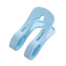 5pcs Wind-Resistant Large Plastic Clips, Multi-Purpose Clothesline Clips For Hanging Bedsheets, Blankets, Laundry - Multicolor - View 5