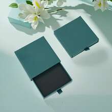 1pc Personalized Customized Women's Jewelry Drawer Type Storage Box Mini Portable Earring Packaging Box Company Name And Logo Personalized Customized Gift Box, Jewelry Display Stand, Suitable For Giving To Friends, Customers, Family, And Colleagues