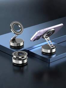 360° 三轴可折叠 MagSafe 车载手机支架 - 用于导航的真空磁性底座，兼容 和所有 MagSafe 设备，锌合金结构，多角度调节，无需充电，紧凑折叠设计，持久耐用的铰链机构，不损坏汽车内饰 - 彩色 - 查看 15