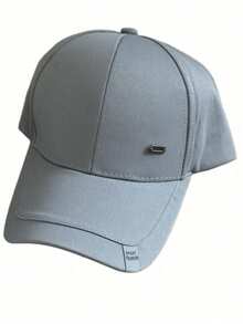 Men's Hard Top Stylish Baseball Cap, New Casual Versatile Sun Protection Sunshade Snapback Hat, Sweat-Absorbent Breathable Outdoor Sports Cap - White - View 10