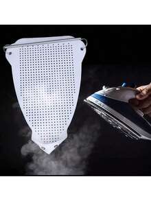 1 Funda protectora ultra suave para plancha de vapor - Resistente al calor hasta 240°C/482°F, base de plancha y tabla de planchar - Protege la ropa de marcas de quemaduras y arrugas, un accesorio de plancha conveniente que hace que la plancha y la plancha de vapor sean sin esfuerzo, fácil de usar